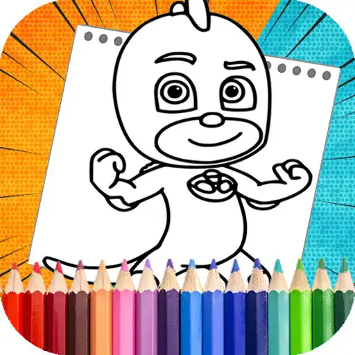 Play Pj Super heroes coloring mask APK