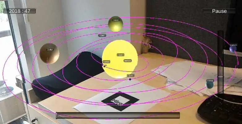 Play Planets in Augmented Reality