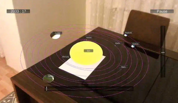 Play Planets in Augmented Reality