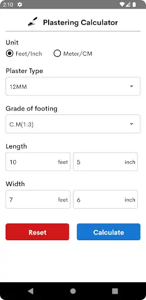 Play Plastering Calculator  and enjoy Plastering Calculator with UptoPlay