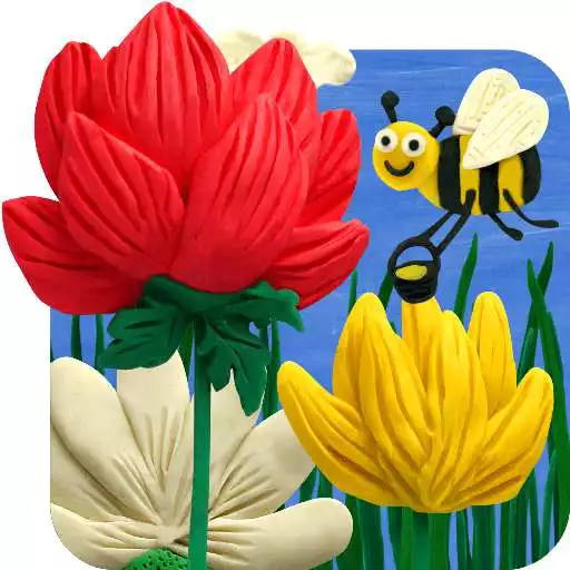 Free play online Plasticine Spring flowers  APK