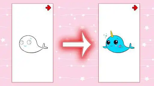 Play Play and learn how to draw cute animals as an online game Play and learn how to draw cute animals with UptoPlay