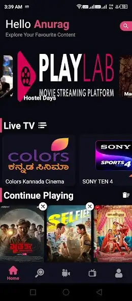 Play PlayLab - Live Tv  Movies as an online game PlayLab - Live Tv  Movies with UptoPlay