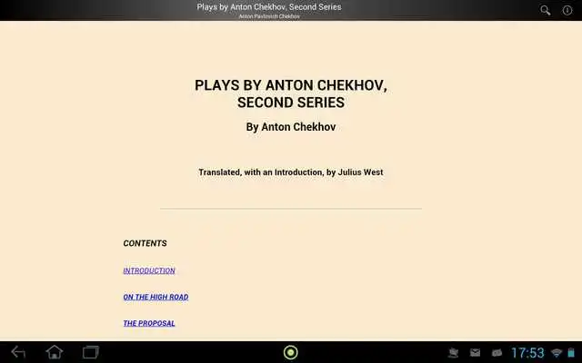 Play Plays by Anton Chekhov