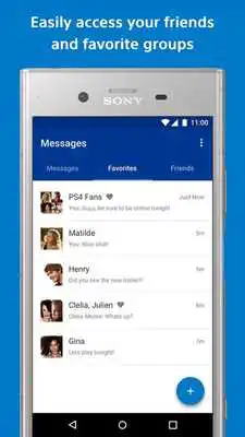 Play PlayStation Messages - Check your online friends