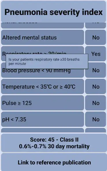 Play Pneumonia severity index as an online game Pneumonia severity index with UptoPlay