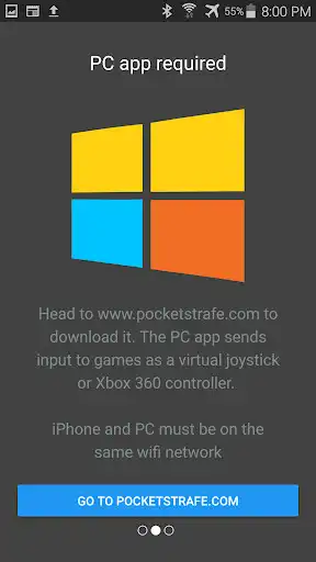 Play PocketStrafe - VR Locomotion Experience as an online game PocketStrafe - VR Locomotion Experience with UptoPlay