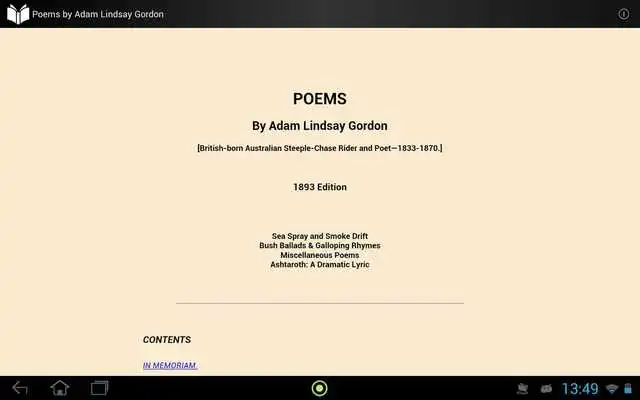 Play Poems by Adam Lindsay Gordon