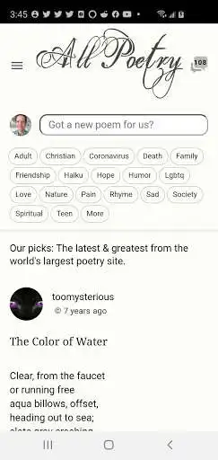 Play Poetry.app Allpoetry  and enjoy Poetry.app Allpoetry with UptoPlay