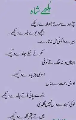 Play Poetry of Baba Bulay shah