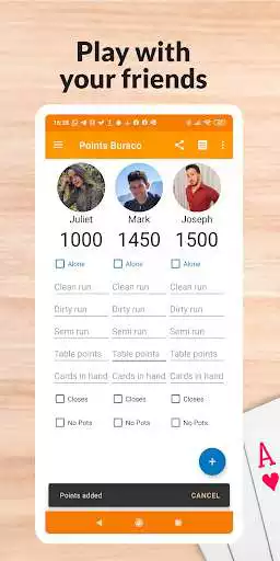 Play Points Buraco: a smart buraco scorekeeper  and enjoy Points Buraco: a smart buraco scorekeeper with UptoPlay