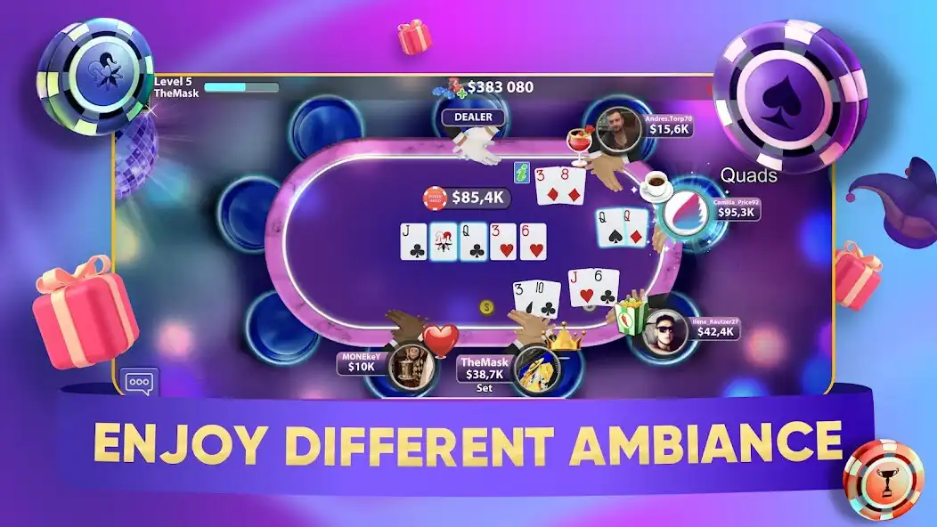 Play Poker Hand Cloud: Card Games as an online game Poker Hand Cloud: Card Games with UptoPlay