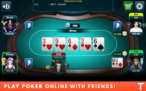 Play Poker  and enjoy Poker with UptoPlay