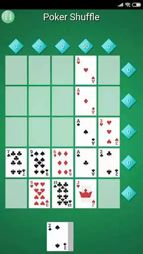 Play Poker Solitaire as an online game Poker Solitaire with UptoPlay