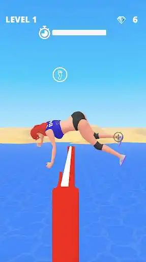 Play Pole Vault 3D as an online game Pole Vault 3D with UptoPlay