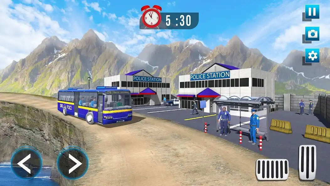 Play Police Bus Games Bus Simulator as an online game Police Bus Games Bus Simulator with UptoPlay