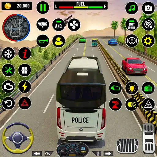 Play Police Bus Games: Driving Sim APK