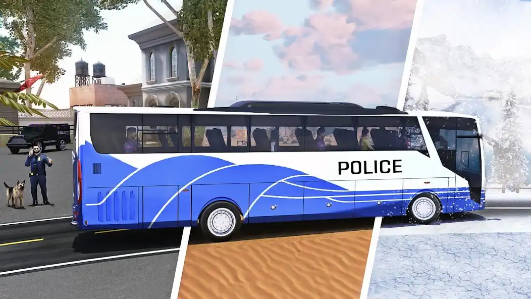 Play Police Bus Games: Driving Sim  and enjoy Police Bus Games: Driving Sim with UptoPlay