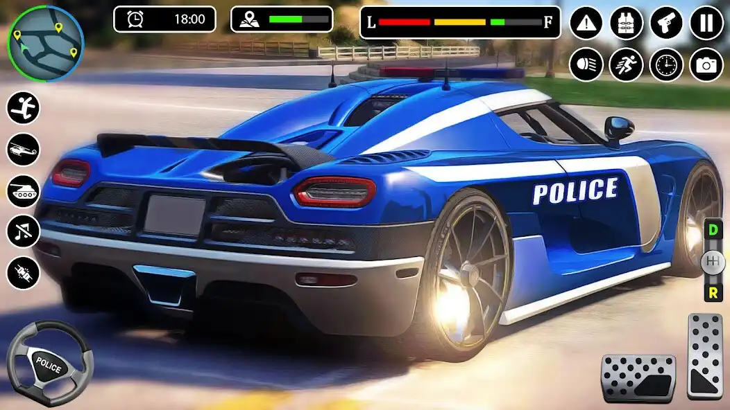 Play Police Car Chase: Cop Car Game as an online game Police Car Chase: Cop Car Game with UptoPlay