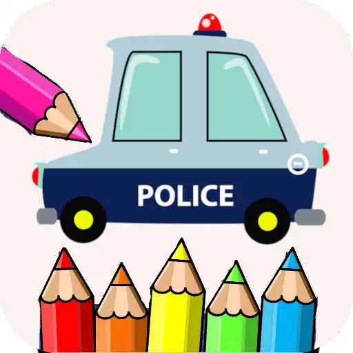 Play Police Car Coloring Game APK