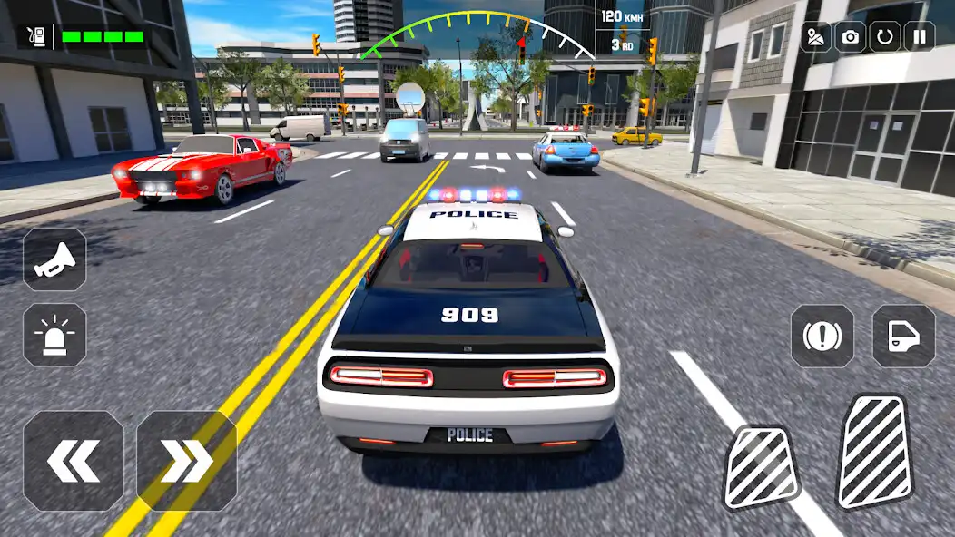 Play Police Car Cop Real Simulator as an online game Police Car Cop Real Simulator with UptoPlay