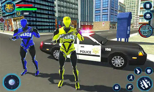 Play Police Car Robot Transform: Real Robot Car Game as an online game Police Car Robot Transform: Real Robot Car Game with UptoPlay