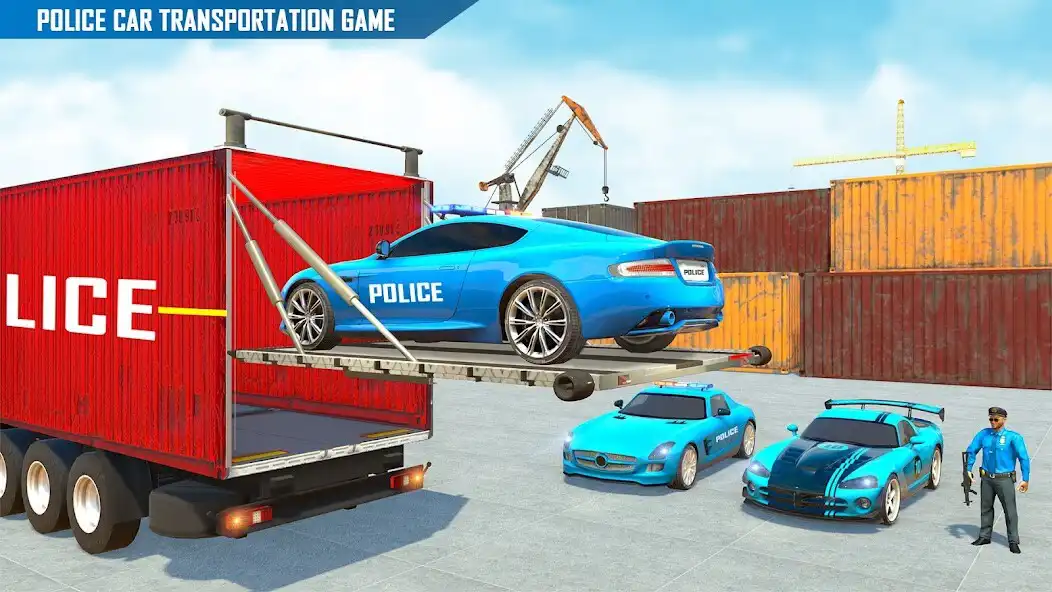 Play Police Car Transport Truck  and enjoy Police Car Transport Truck with UptoPlay