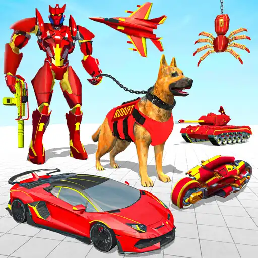 Play Police Dog Robot Car Games APK