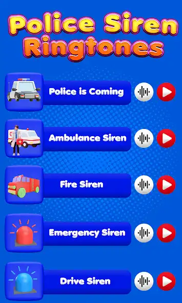 Play Police  Fire Siren Ringtones as an online game Police  Fire Siren Ringtones with UptoPlay