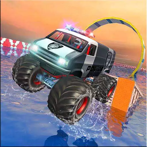 Play Police Monster Truck Gangster Chase: Car Games APK