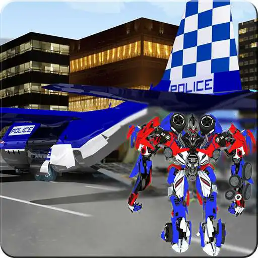 Free play online Police Robot Transport Plane  APK