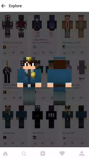 Play Police skins for Minecraft