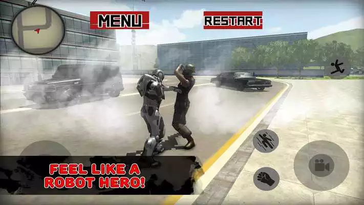 Play Police Superhero Robot Pro