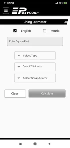 Play Polycorp Material Calculator as an online game Polycorp Material Calculator with UptoPlay