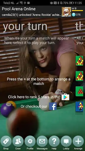 Play Pool Arena Online  and enjoy Pool Arena Online with UptoPlay