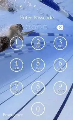 Play Pool Lock Screen Keypad Theme