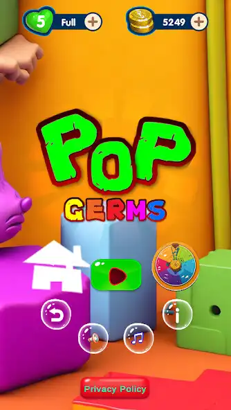 Play POP Germs: Match 3 Game as an online game POP Germs: Match 3 Game with UptoPlay