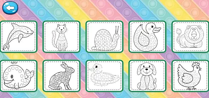 Play Pop It Fun Coloring Game as an online game Pop It Fun Coloring Game with UptoPlay