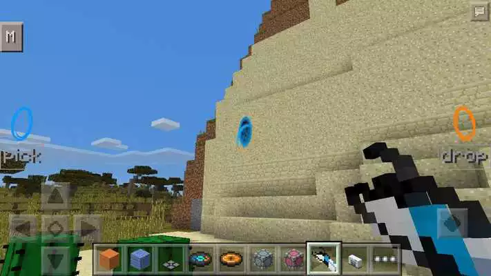 Play Portal 2 NEW Guns for MCPE mod