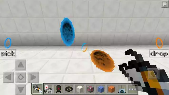 Play Portal 2 NEW Guns for MCPE mod