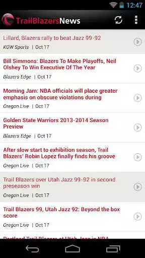 Play APK Portland Basketball News  and enjoy Portland Basketball News with UptoPlay com.zenmobi.android.app.nba.trailblazersnews