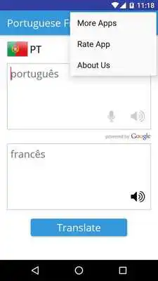 Play Portuguese French Translator