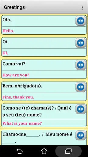 Play Portuguese phrasebook and phrases for the traveler as an online game Portuguese phrasebook and phrases for the traveler with UptoPlay