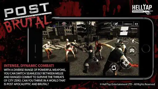 Play Post Brutal: Zombie Action RPG as an online game Post Brutal: Zombie Action RPG with UptoPlay