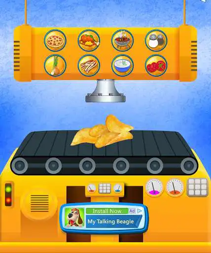 Play Potato Chip Factory Simulator as an online game Potato Chip Factory Simulator with UptoPlay