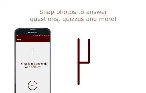 Play Potso - Snap photos to answer  and enjoy Potso - Snap photos to answer with UptoPlay