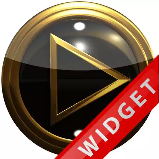 Free play online Poweramp Widget blackgold  APK