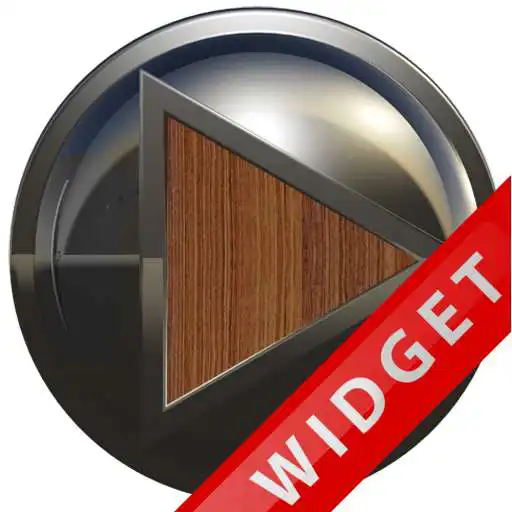 Free play online Poweramp Widget Brown Wood Met  APK