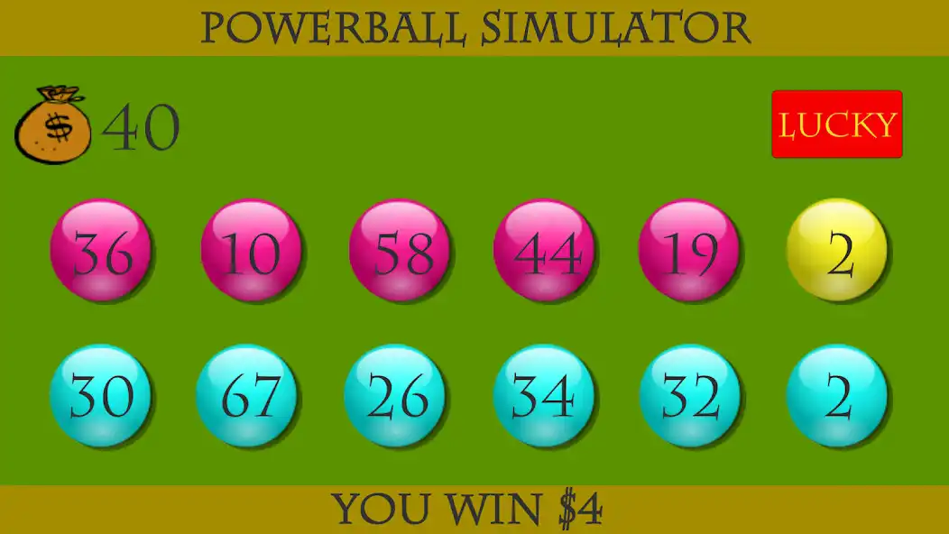 Play Powerball Simulator  and enjoy Powerball Simulator with UptoPlay