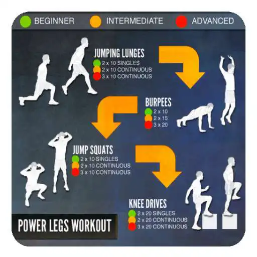 Free play online Power Legs Workout APK